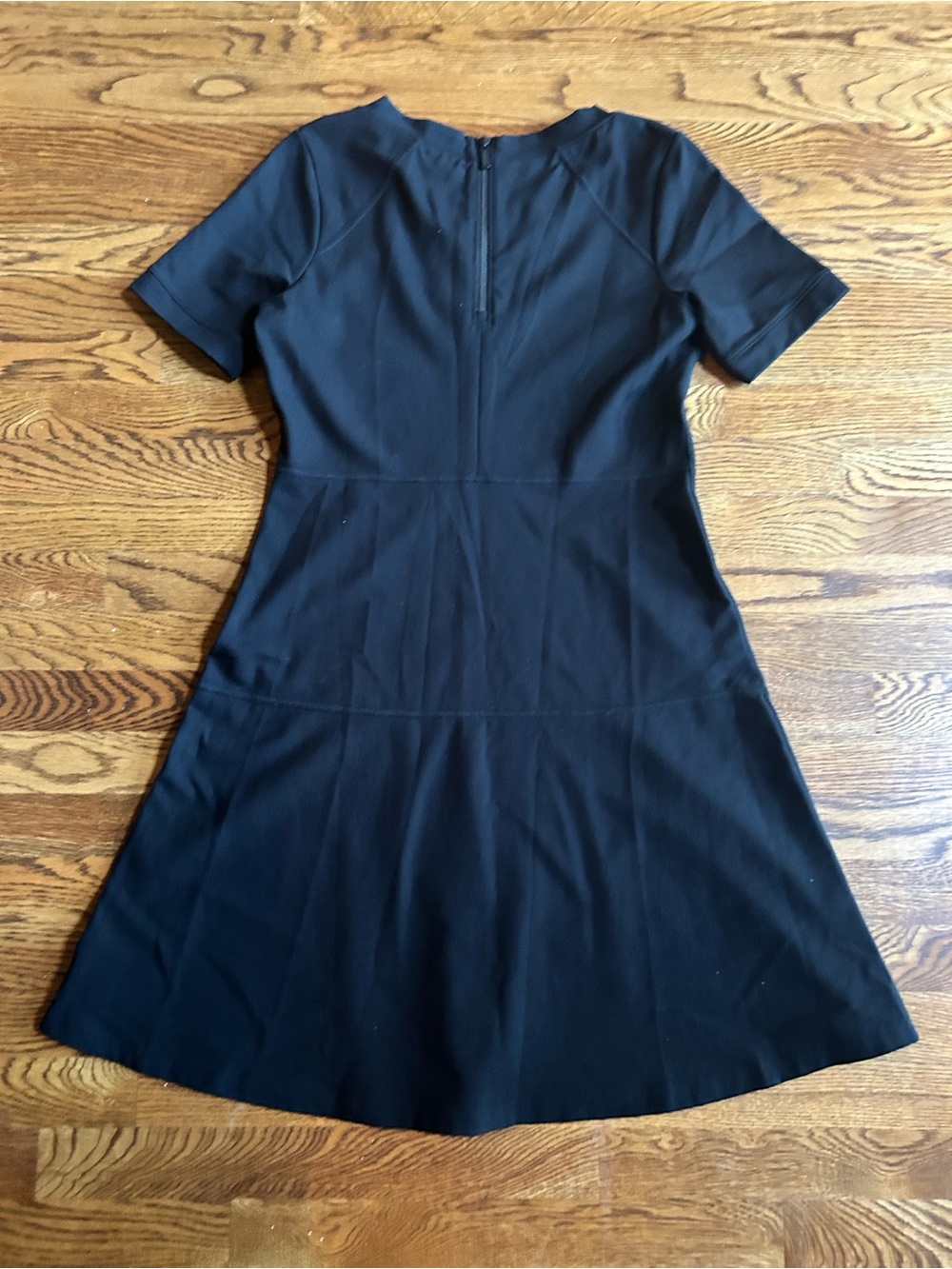 Athleta Black Athleisure Fit & Flare Dress Medium | Sporty Chic - Picture 5 of 6